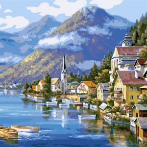 Картина по номерам "Хальштадт. Австрия" (PC5065003)