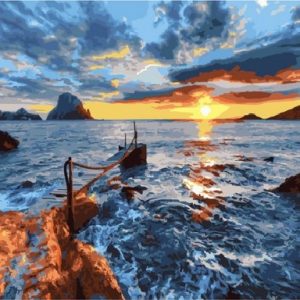 Картина по номерам "Море на закате" (PC4050665)