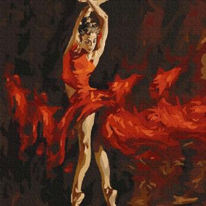 Картина по номерам "В огненном танце" (PC4050272)