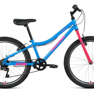Велосипед ALTAIR MTB HT 24 1.0 голубой/розовый