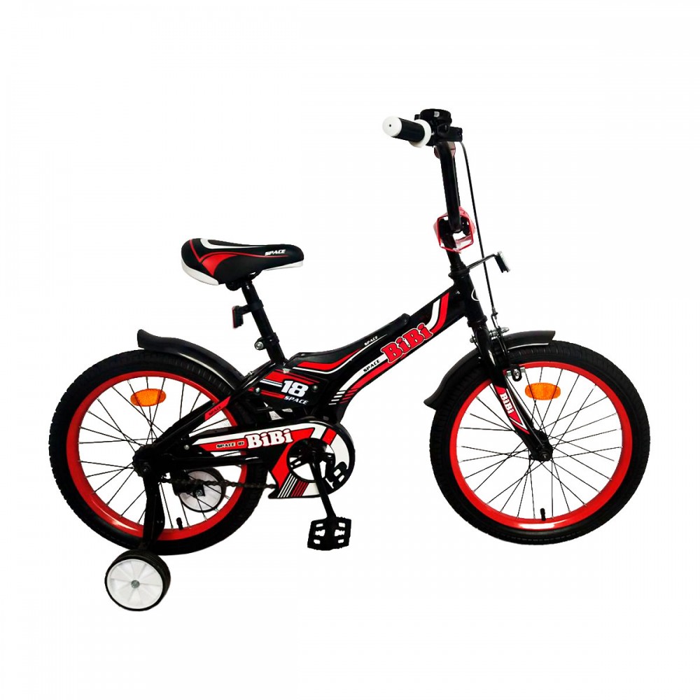 Детский велосипед Bibi Space 18" Black/Red - YellowBike