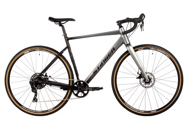 Велосипед Stinger Gravix STD 700C" (2023) серый